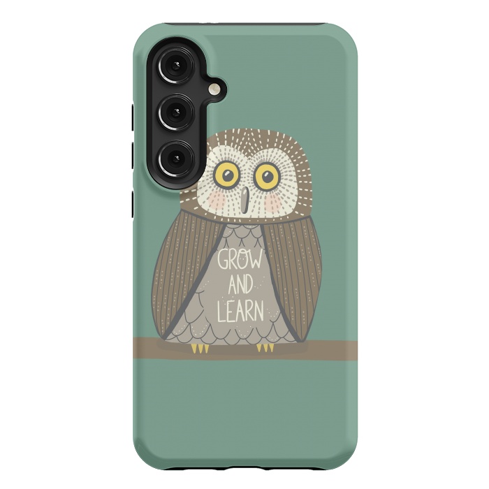 Galaxy S24 Plus StrongFit Grow and Learn Owl  by Edith May