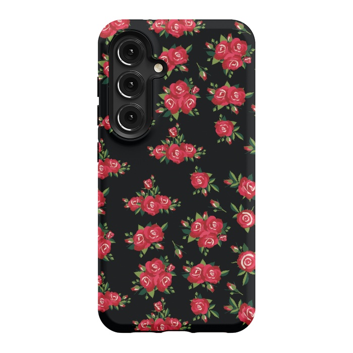 Galaxy S24 StrongFit red pretty roses by MALLIKA