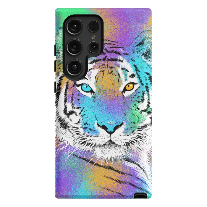 Galaxy S24 Ultra StrongFit Tiger Colorful by Alberto