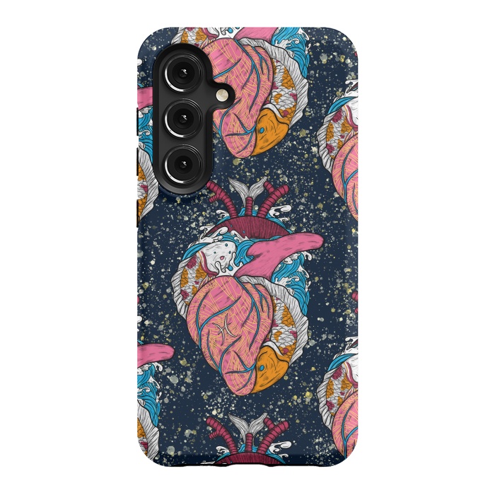 Galaxy S24 StrongFit Pisces Heart by Ranggasme