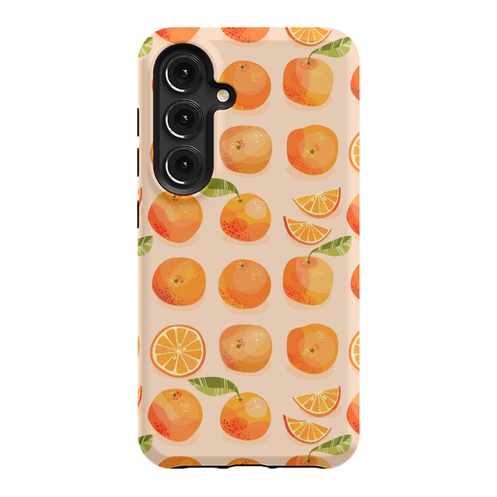Galaxy S24 StrongFit Oranges by Nic Squirrell