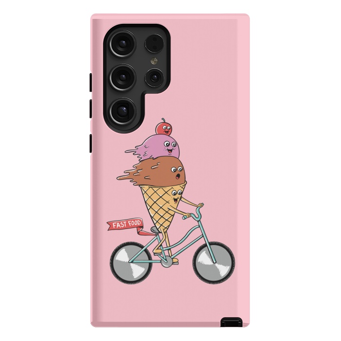 Galaxy S24 Ultra StrongFit Ice cream fast food rose by Coffee Man
