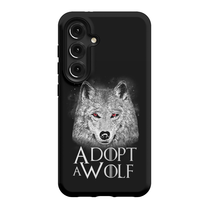 Galaxy S24 StrongFit Adopt a Wolf by eduely