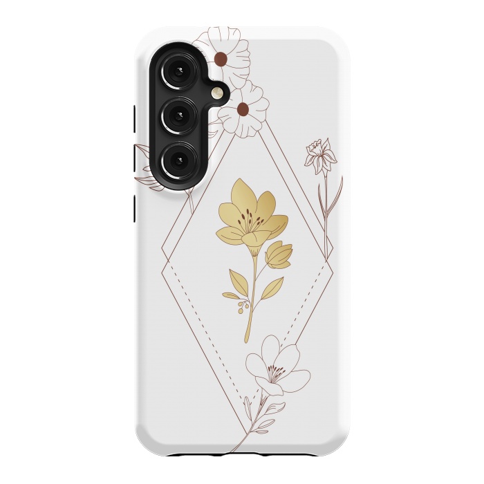 Galaxy S24 StrongFit gold flower  by haroulita
