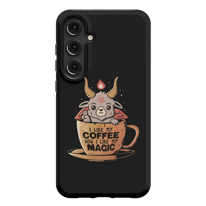 Galaxy S24 Plus StrongFit Black Coffee by eduely