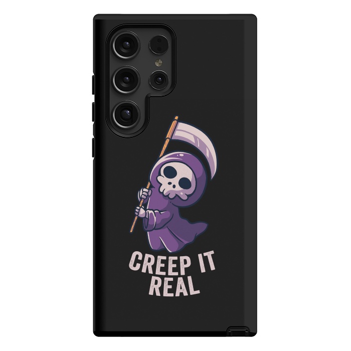 Galaxy S24 Ultra StrongFit Creep It Real - Skull by eduely