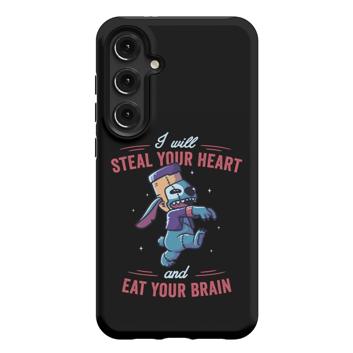 Galaxy S24 Plus StrongFit I Will Steal Your Heart And Eat Your Brain by eduely