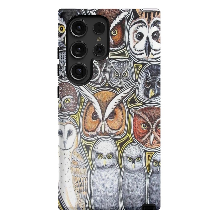 Galaxy S24 Ultra StrongFit Owls of Costa Rica by Chloe Yzoard