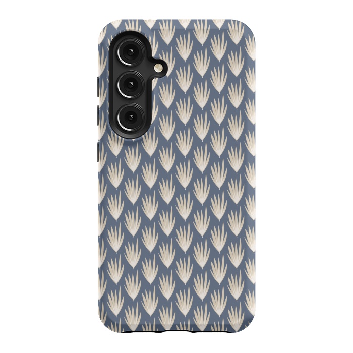 Galaxy S24 StrongFit Palm leaf pattern by Nina Leth