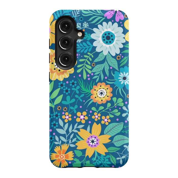 Galaxy S24 StrongFit Yellow Flowers by ArtsCase