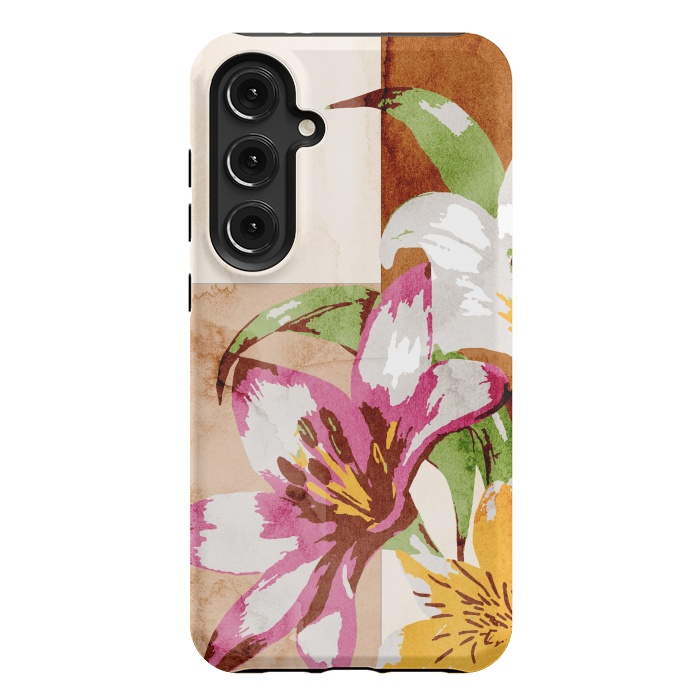 Galaxy S24 Plus StrongFit Floral Insiration by Creativeaxle