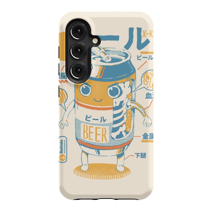 Galaxy S24 StrongFit Beer Can X-Ray by Ilustrata