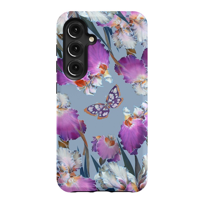 Galaxy S24 StrongFit purple lilac flowers by haroulita