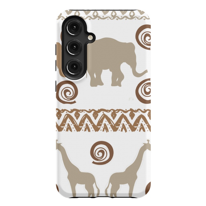 Galaxy S24 Plus StrongFit giraffe and elephant by haroulita