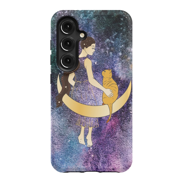 Galaxy S24 StrongFit Space cat  by haroulita