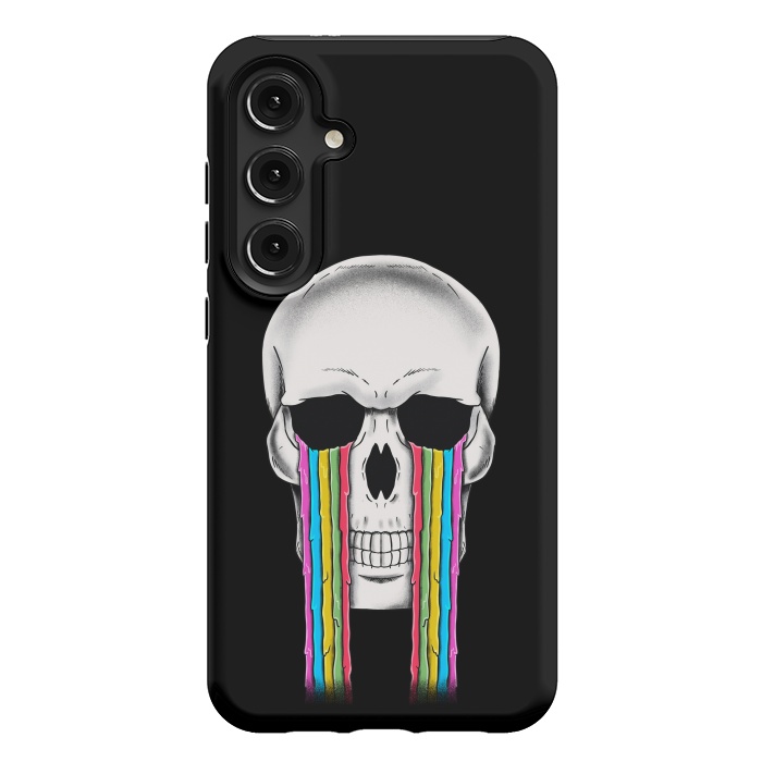 Galaxy S24 Plus StrongFit Skull Crying by Coffee Man