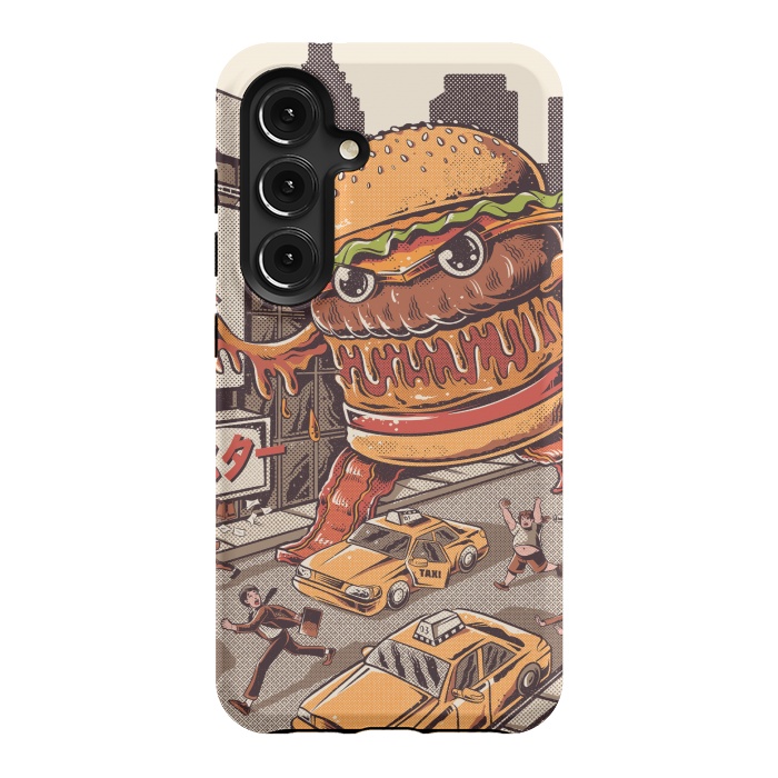 Galaxy S24 StrongFit Burgerzilla by Ilustrata