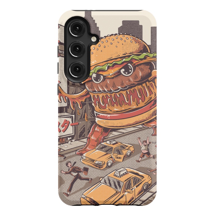 Galaxy S24 Plus StrongFit Burgerzilla by Ilustrata