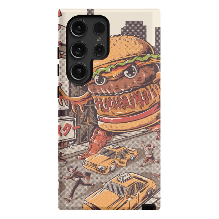 Galaxy S24 Ultra StrongFit Burgerzilla by Ilustrata