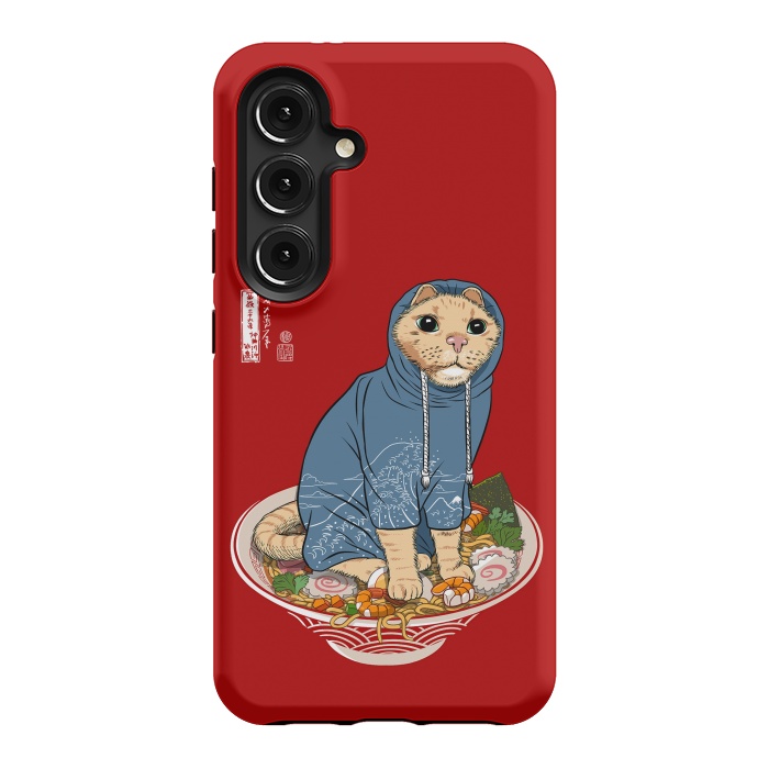 Galaxy S24 StrongFit Ramen Cat by Alberto