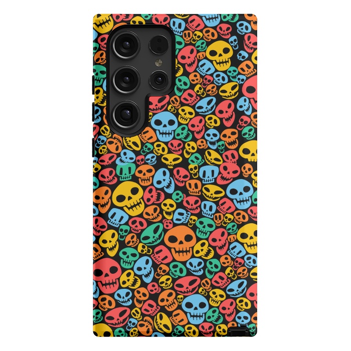 Galaxy S24 Ultra StrongFit Color Skulls by Alberto