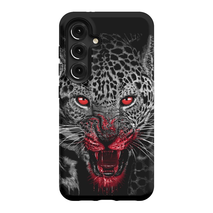 Galaxy S24 StrongFit Blood Leopard by Alberto