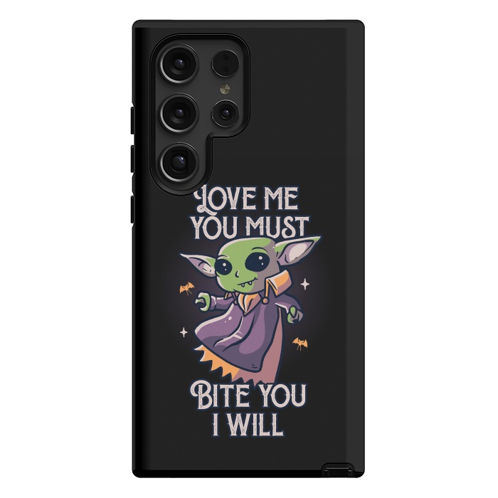 Galaxy S24 Ultra StrongFit Love Me You Must Bite You I Will Funny Cute Spooky by eduely