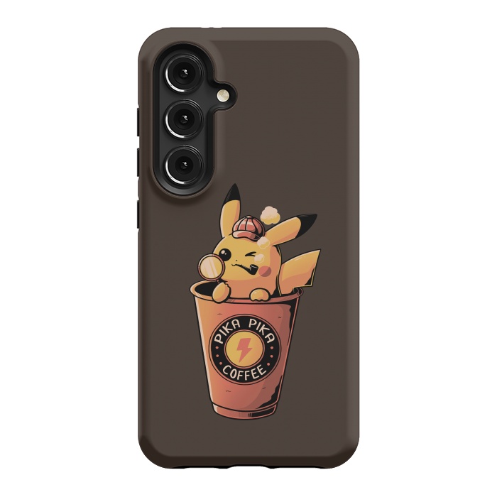 Galaxy S24 StrongFit Pika Pika Coffee by eduely