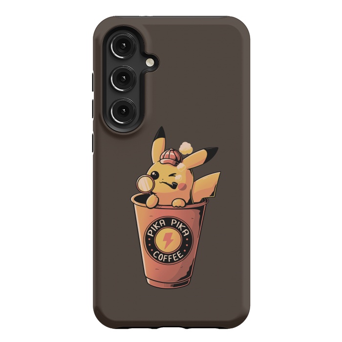 Galaxy S24 Plus StrongFit Pika Pika Coffee by eduely
