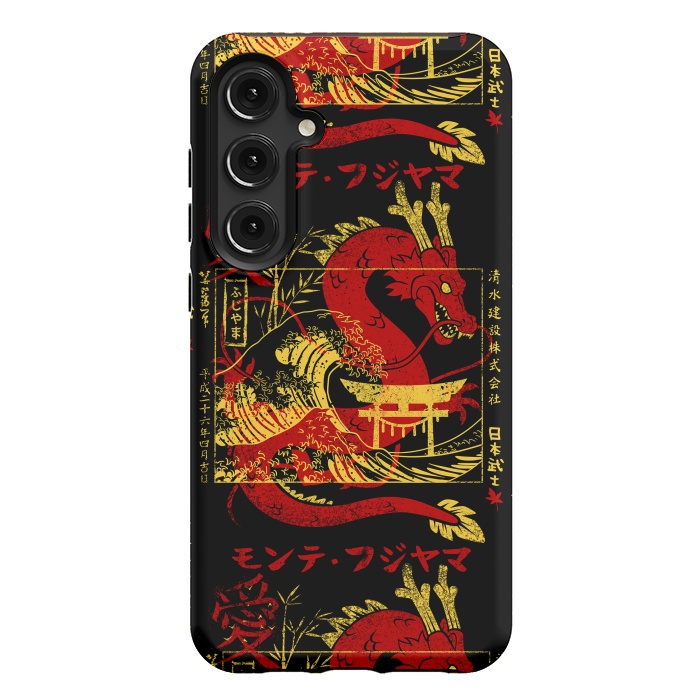 Galaxy S24 Plus StrongFit Red chinese dragon gold by Alberto