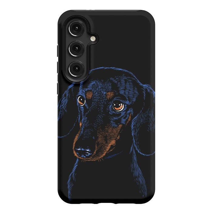 Galaxy S24 Plus StrongFit Dachshund puppies dog by Alberto