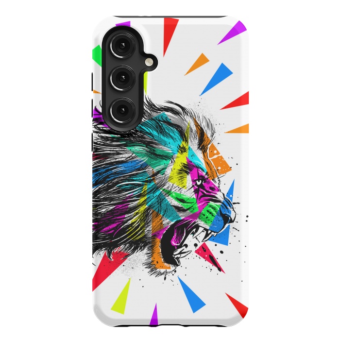 Galaxy S24 Plus StrongFit Sketch lion triangle by Alberto