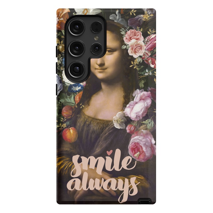 Galaxy S24 Ultra StrongFit Smile Always, Mona Lisa by amini54