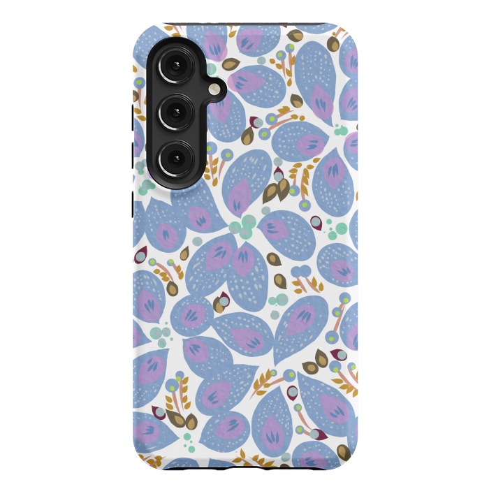 Galaxy S24 Plus StrongFit Paisley Blue by Josie