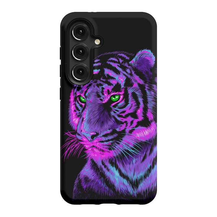 Galaxy S24 StrongFit Lilac tiger by Alberto