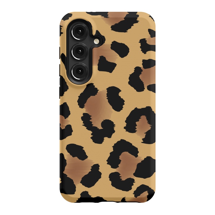 Galaxy S24 StrongFit Brown Animal Print by ArtsCase