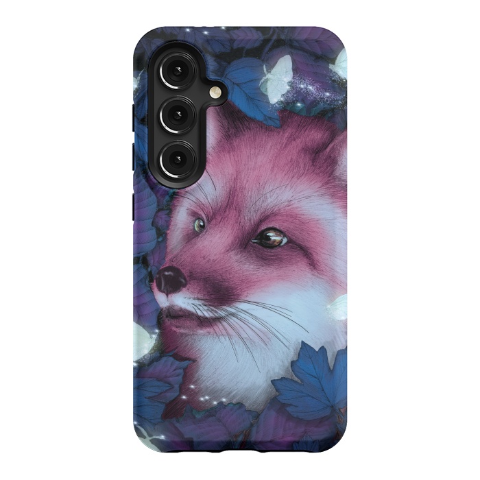 Galaxy S24 StrongFit Fox in the Midnight Forest by ECMazur 
