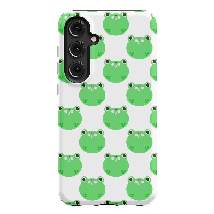 Galaxy S24 Plus StrongFit Happy Frogs by Sam Pernoski