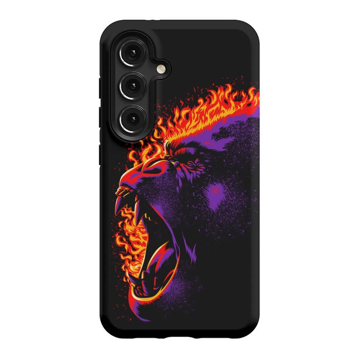 Galaxy S24 StrongFit Gorilla on fire by Alberto