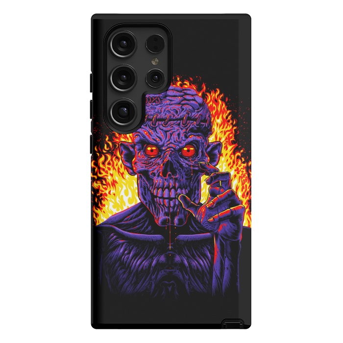 Galaxy S24 Ultra StrongFit Zombie in flames by Alberto