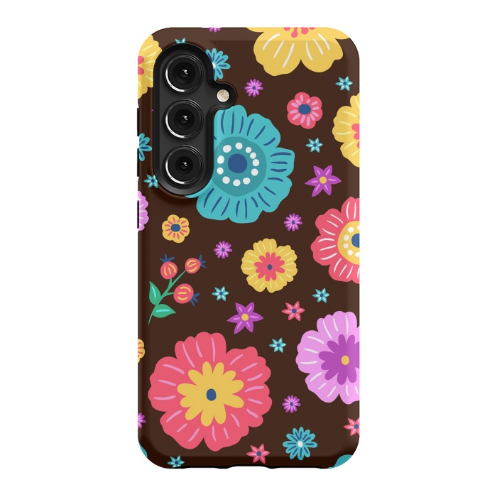 Galaxy S24 StrongFit Floral Design 000 by ArtsCase