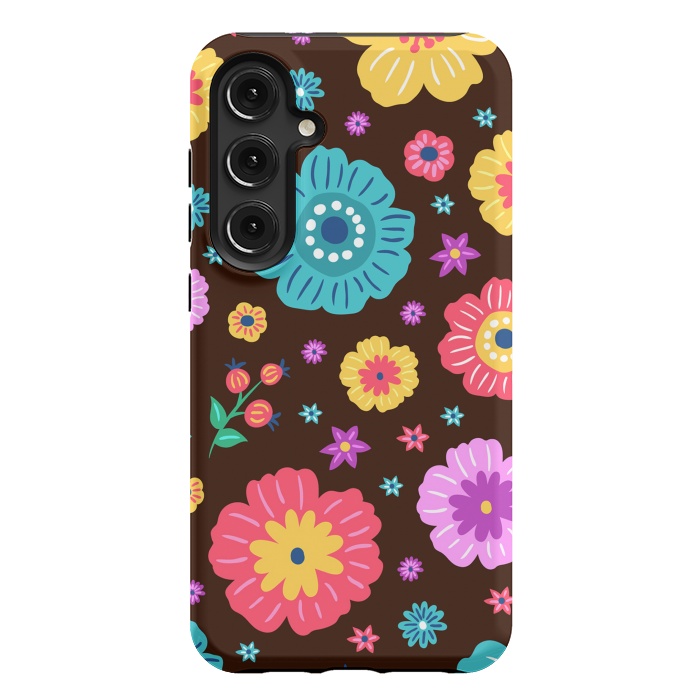 Galaxy S24 Plus StrongFit Floral Design 000 by ArtsCase