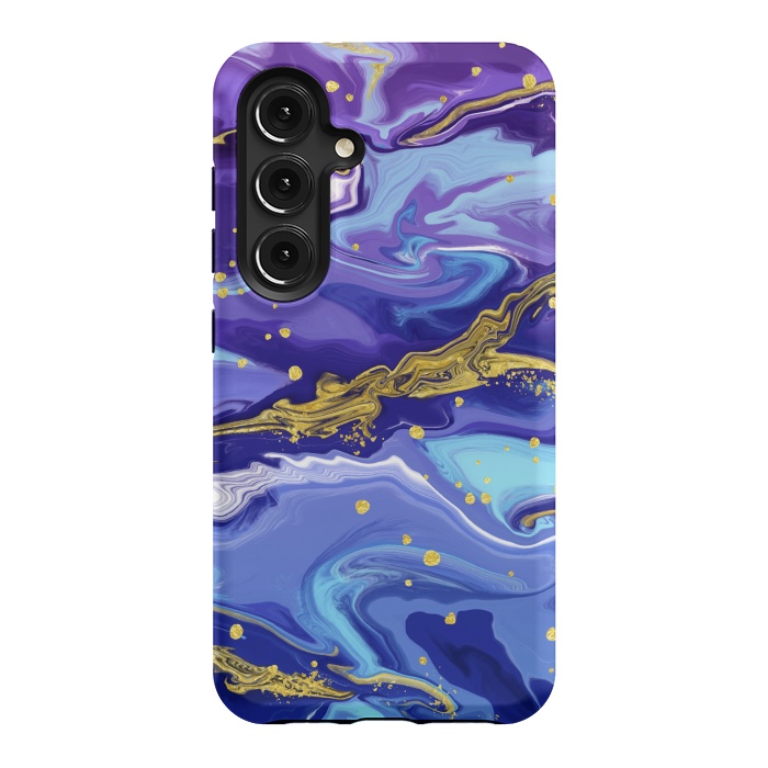 Galaxy S24 StrongFit Colorful Marble by ArtsCase