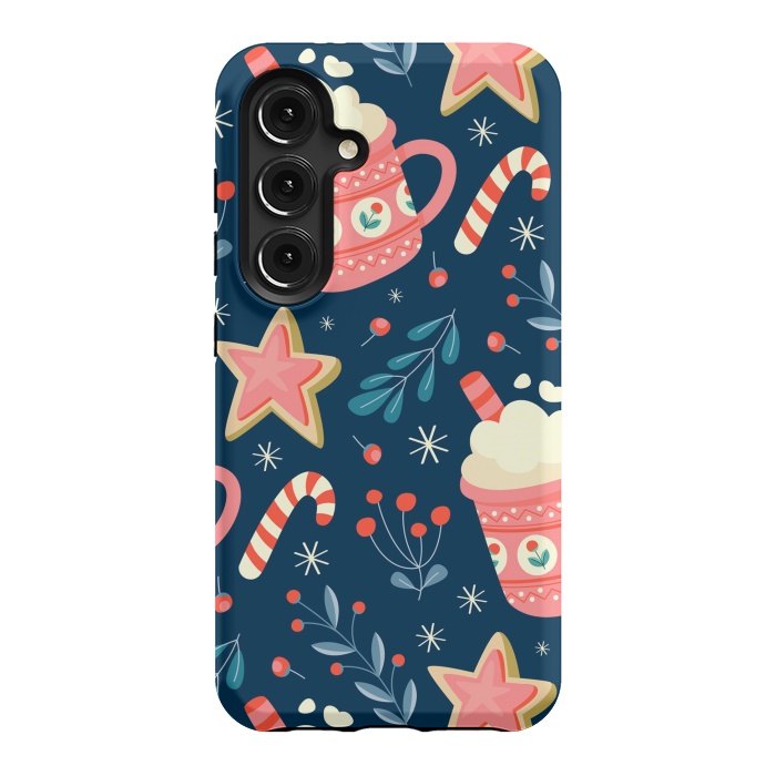 Galaxy S24 StrongFit Cute Christmas Pattern VI by ArtsCase