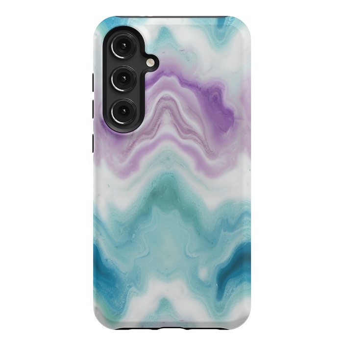 Galaxy S24 Plus StrongFit Wavy marble  by Winston