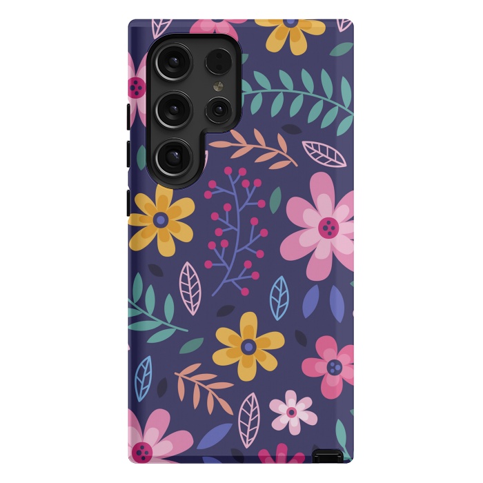 Galaxy S24 Ultra StrongFit Pink Flowers for You  by ArtsCase