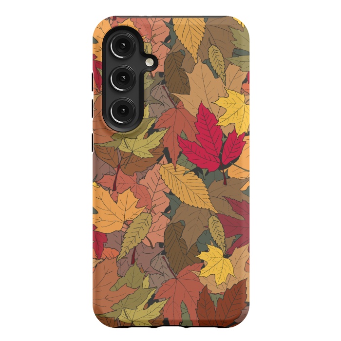 Galaxy S24 Plus StrongFit Colorful autumn leaves by Bledi