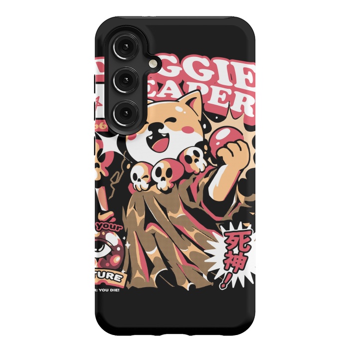 Galaxy S24 Plus StrongFit Doggie Reaper by Ilustrata
