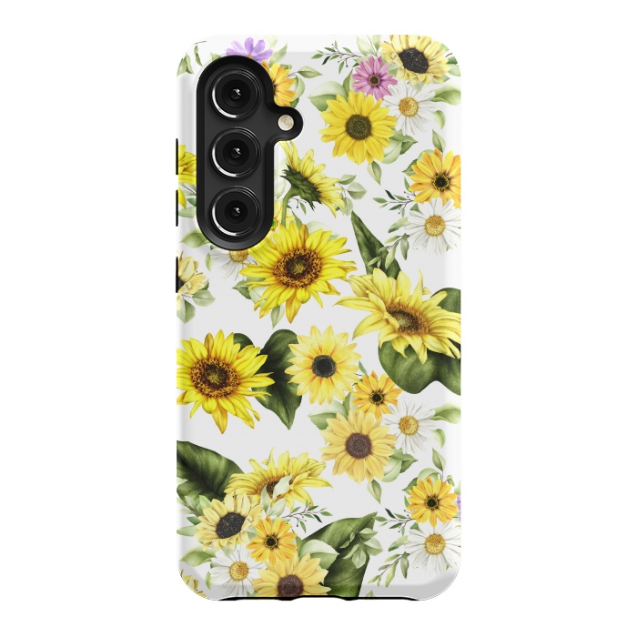 Galaxy S24 StrongFit Sunflower by Bledi