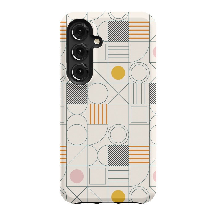 Galaxy S24 StrongFit Spring Bauhaus Lines by ArtPrInk